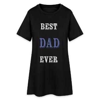 Meilleur père de tous les temps - Robe T-shirt Femme - noir - Devant
