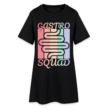 New Gastro Nurse Squad Gastroenterology Doctor - Frauen T-Shirt-Kleid - Schwarz - Vorne