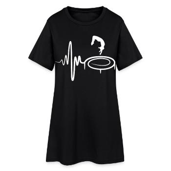 Trampoline Enfant - Robe T-shirt Femme - noir - Devant
