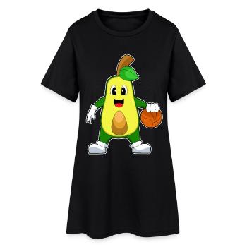 Joueur de basket-ball d’avocat Basketball - Robe T-shirt Femme - noir - Devant