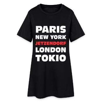 Jetzendorf Bavière drôle - Robe T-shirt Femme - noir - Devant