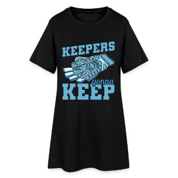 Keepers going to Keep - Women’s T-Shirt Dress - black - Front
