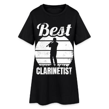 Meilleur clarinettiste - Robe T-shirt Femme - noir - Devant
