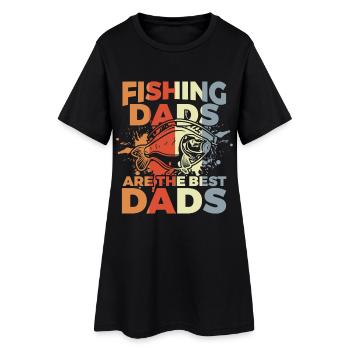 Drôle de papa ange - Robe T-shirt Femme - noir - Devant