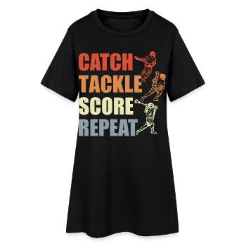 Lacrosse Lovers - Women’s T-Shirt Dress - black - Front