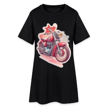 Conception de motos - Robe T-shirt Femme - noir - Devant