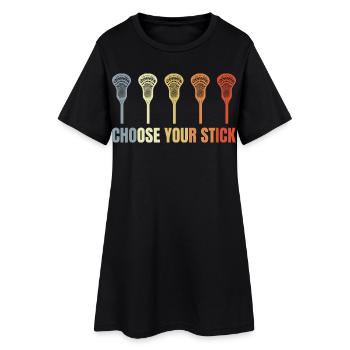 Drôle de slogan de crosse - Robe T-shirt Femme - noir - Devant