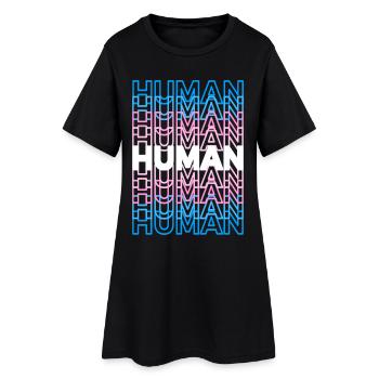 Human Transgender - Women’s T-Shirt Dress - black - Front