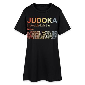 Dictionnaire Judoka - Robe T-shirt Femme - noir - Devant