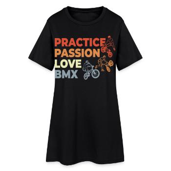 BMX Motivation - Robe T-shirt Femme - noir - Devant