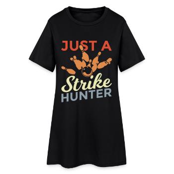 Joueurs de quilles - Robe T-shirt Femme - noir - Devant