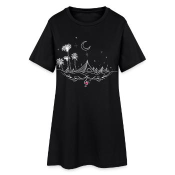 Festival de musique Festival de musique - Robe T-shirt Femme - noir - Devant