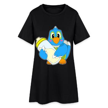 Parrot Baby Lait Baby - Robe T-shirt Femme - noir - Devant