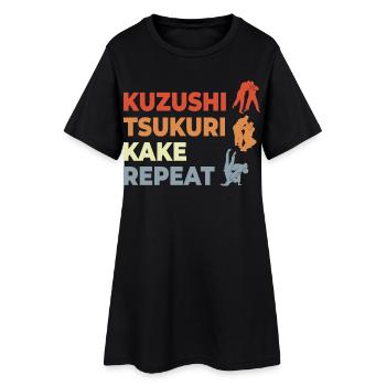 Judo Techniques - Robe T-shirt Femme - noir - Devant