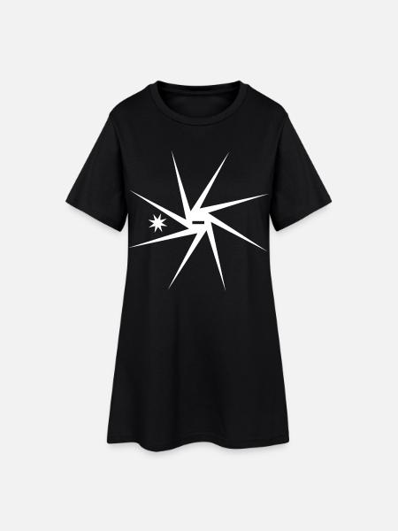 Le pauvre oiseau - Robe T-shirt Femme - noir