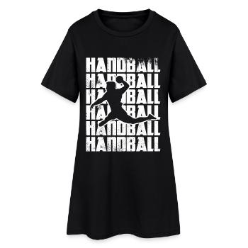 Drôle de handball - Robe T-shirt Femme - noir - Devant