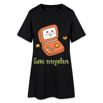 Kawaii Gaming - Amusement doux! - Robe T-shirt Femme - noir - Devant