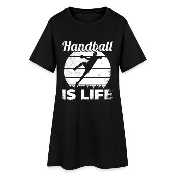 Amour des joueurs de handball - Robe T-shirt Femme - noir - Devant