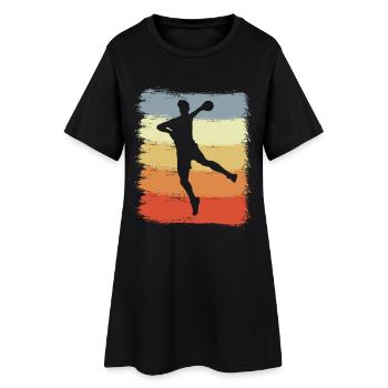 Handball pour enfants - Robe T-shirt Femme - noir - Devant