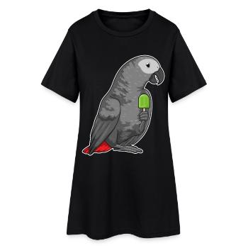 Parrot Popsicle - Women’s T-Shirt Dress - black - Front