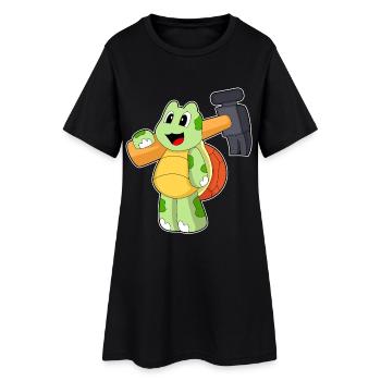 Artisan Tortue Artisan Artisan - Robe T-shirt Femme - noir - Devant