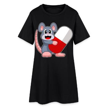 Médecine du médecin de la souris - Robe T-shirt Femme - noir - Devant
