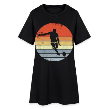 Vintage Rugby - Robe T-shirt Femme - noir - Devant