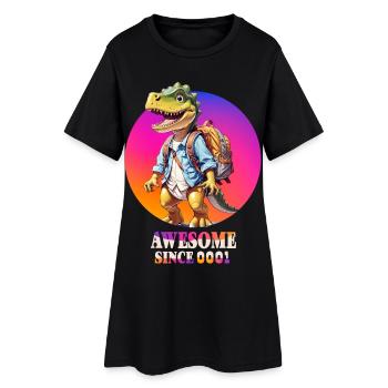 Élève du dragon - Robe T-shirt Femme - noir - Devant