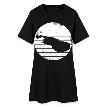 Croquis de violon - Robe T-shirt Femme - noir - Devant