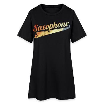 Vintage Saxophone - Robe T-shirt Femme - noir - Devant