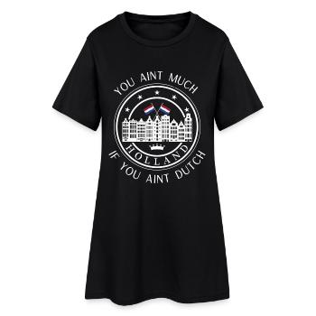 Vous n’êtes pas grand-chose si vous n’êtes pas néerlandais - Robe T-shirt Femme - noir - Devant