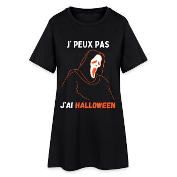 J' peux pas j'ai Halloween - Robe T-shirt Femme - noir - Devant