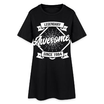 Legendary Awesome since 1984 - Women’s T-Shirt Dress - black - Front
