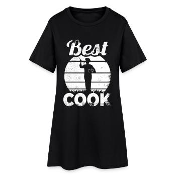 Meilleur Chef - Robe T-shirt Femme - noir - Devant