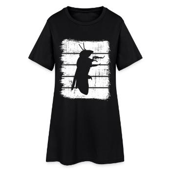 Bee Sketch - Women’s T-Shirt Dress - black - Front
