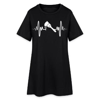 Painter Brush - Women’s T-Shirt Dress - black - Front