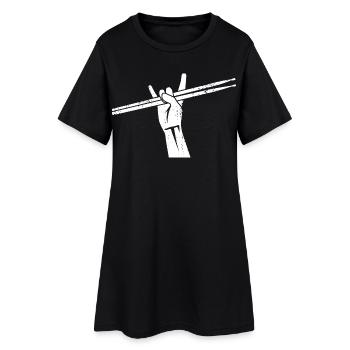 Batteur Musique Rock - Robe T-shirt Femme - noir - Devant