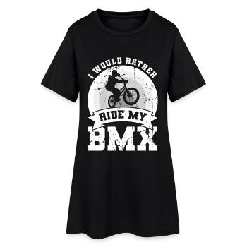 Je préfère faire du BMX - Robe T-shirt Femme - noir - Devant