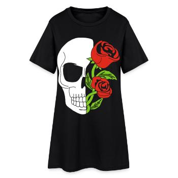La vie après la mort - Robe T-shirt Femme - noir - Devant
