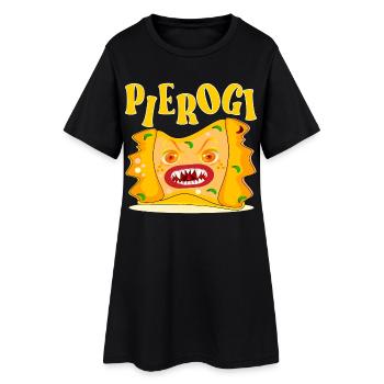 BOULETTES D’HALLOWEEN - POLISH Nutrition - Robe T-shirt Femme - noir - Devant