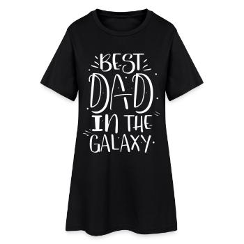 Best Dad in the Galaxy - Women’s T-Shirt Dress - black - Front