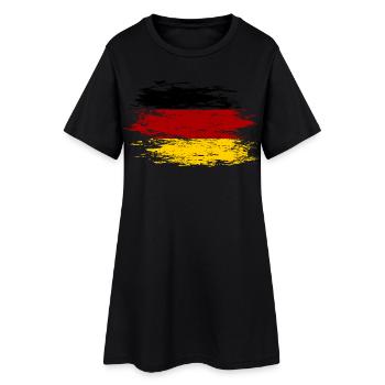 Germany flag used - Women’s T-Shirt Dress - black - Front