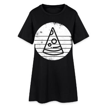 Pizza - Robe T-shirt Femme - noir - Devant