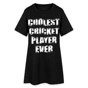 Le joueur de cricket le plus cool de tous les temps - Robe T-shirt Femme - noir - Devant