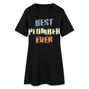 Best Plumber - Women’s T-Shirt Dress - black - Front