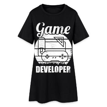 Games Developer - Women’s T-Shirt Dress - black - Front