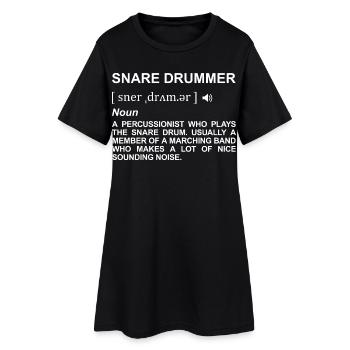 Drummer Definition - Women’s T-Shirt Dress - black - Front