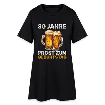 30 Geburtstag Biertrinker Bierliebhaber Bier - Frauen T-Shirt-Kleid - Schwarz - Vorne