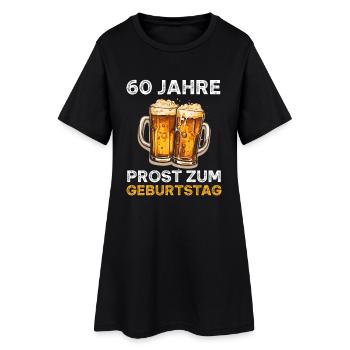 60 Geburtstag Bier Bierliebhaber 60 Jahre Spruch - Frauen T-Shirt-Kleid - Schwarz - Vorne