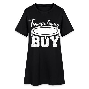 Trampoline Jumper Garçon - Robe T-shirt Femme - noir - Devant